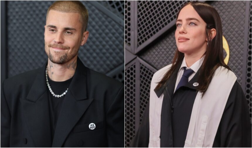Los Grammy contra ICE, Justin Bieber, Billie Eilish, Bad Bunny, Grammy, QuéOnnda
