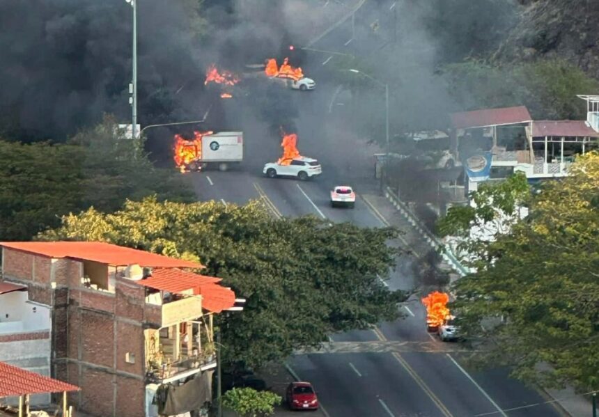 narcobloqueos tras muerte del Mencho, narcobloqueos, El Mencho, Jalisco, QuéOnnda