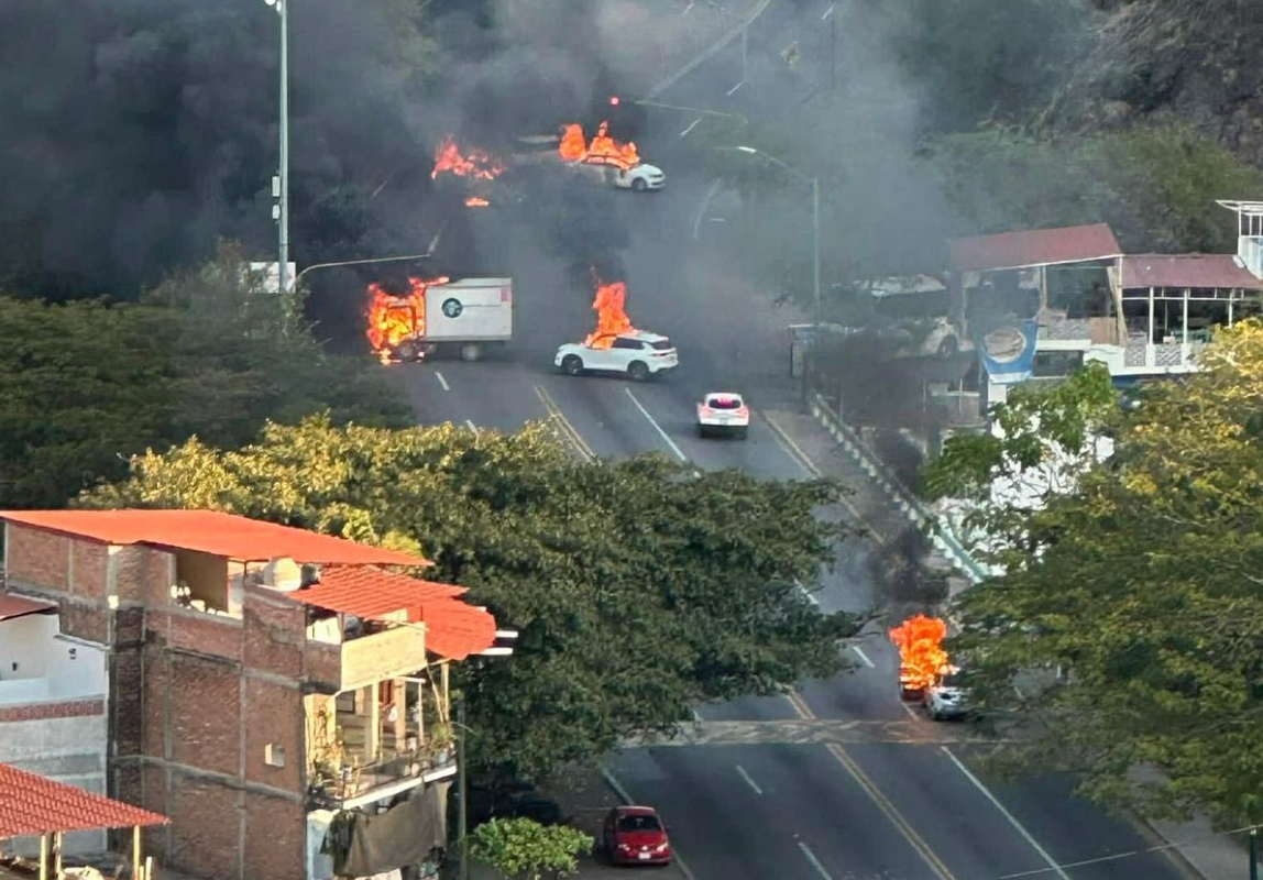 Se desata la violencia en 6 estados de México tras operativo contra el CJNG
