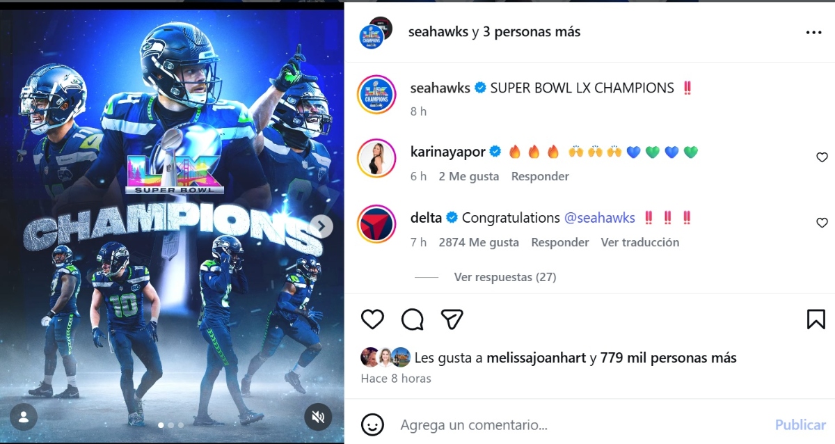 Seahawks desfile