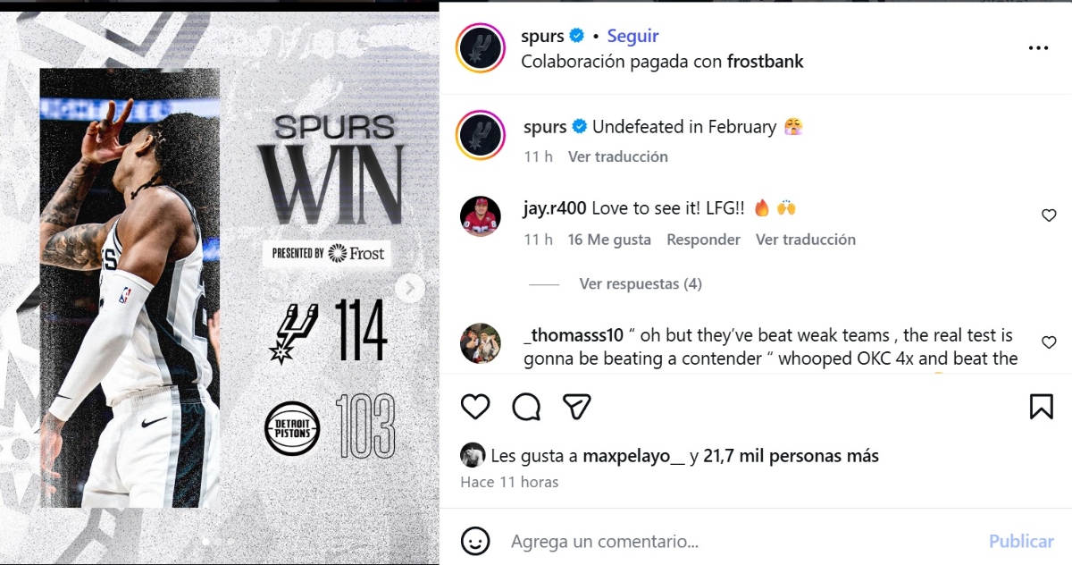 Spurs, Pistons,