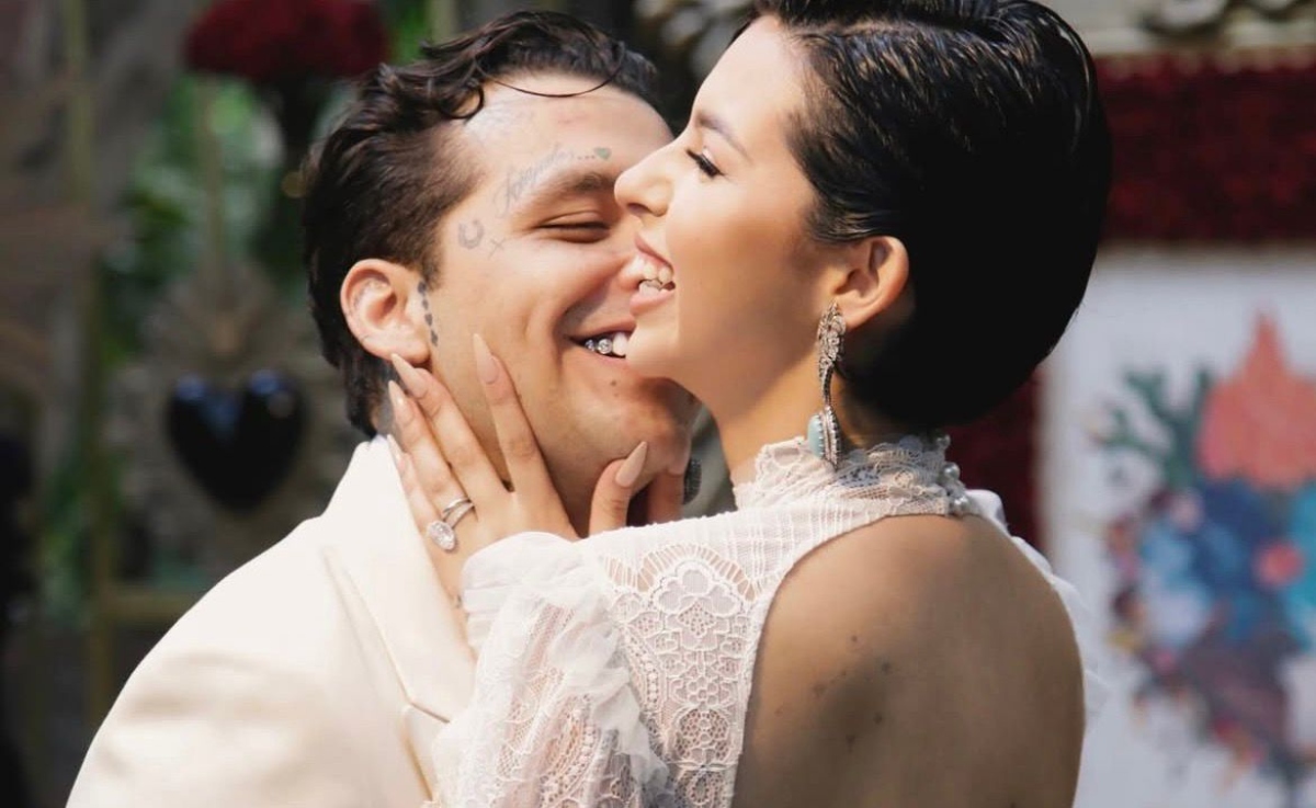 Boda religiosa Christian Nodal y Ángela Aguilar