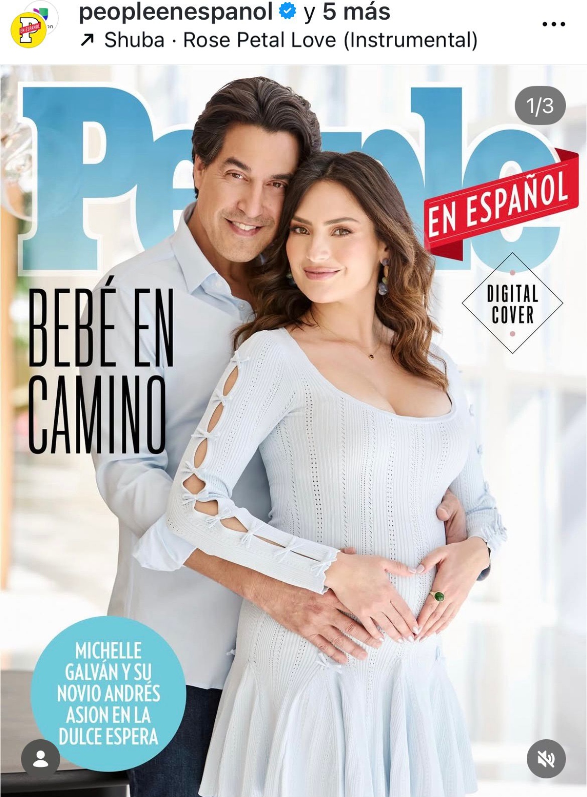 Michelle Galván segundo bebé con su novio