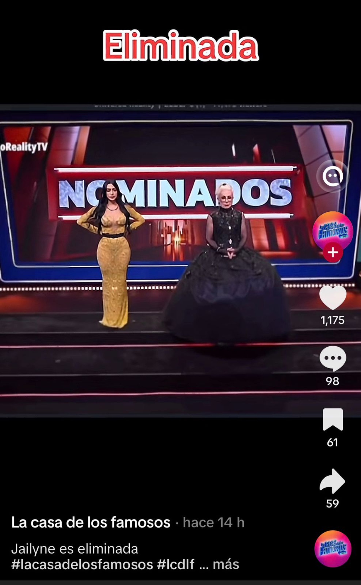 Jailyne Ojeda expulsada de La Casa de los Famosos