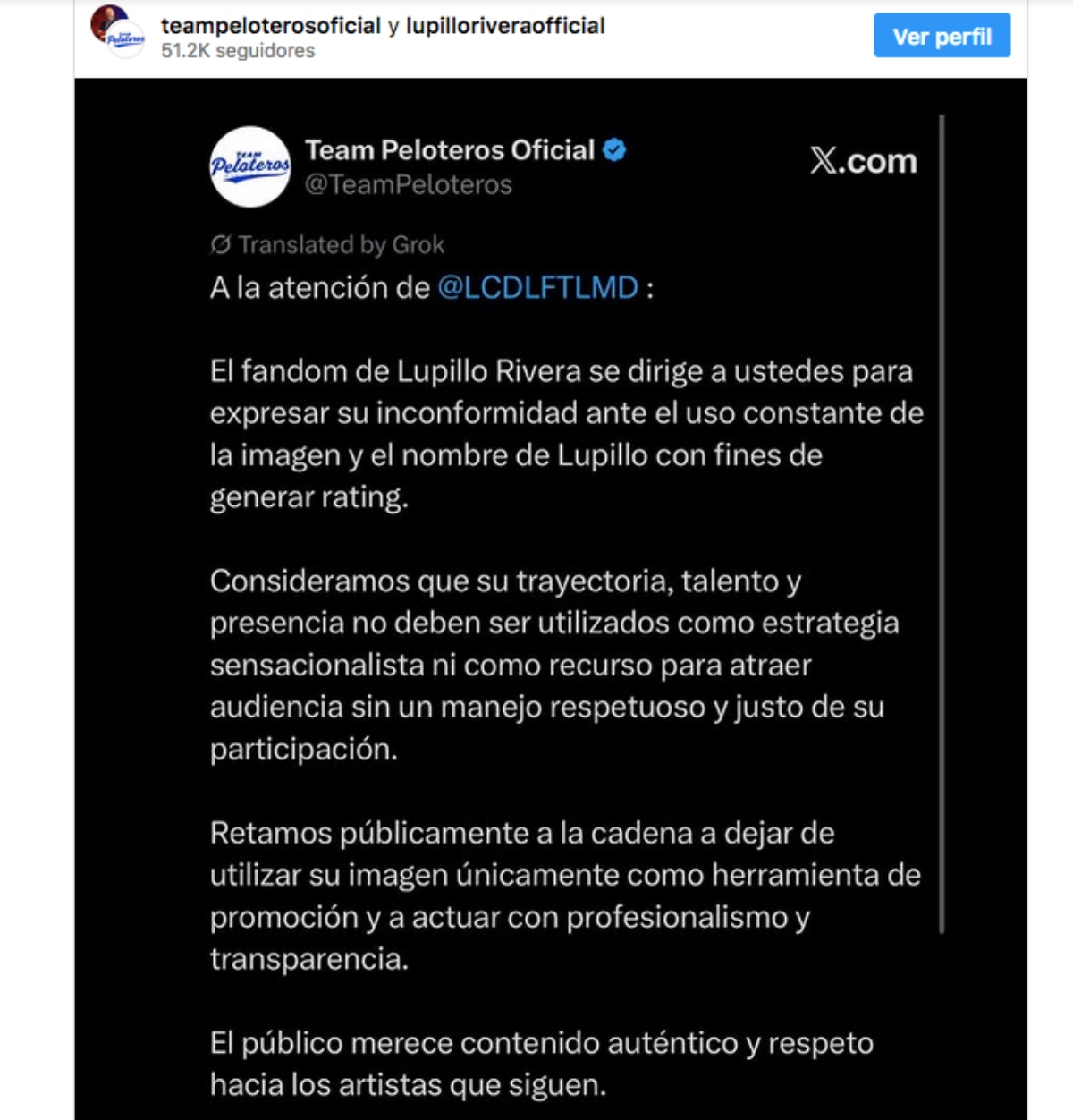 Lupillo Rivera estalla La Casa de los Famosos, música