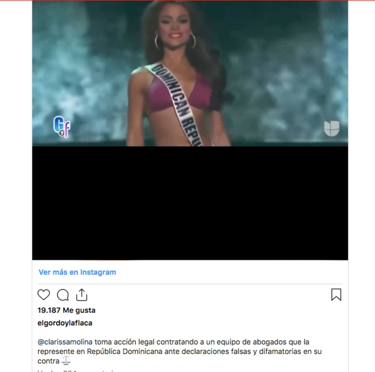 Clarissa Molina acciones legales