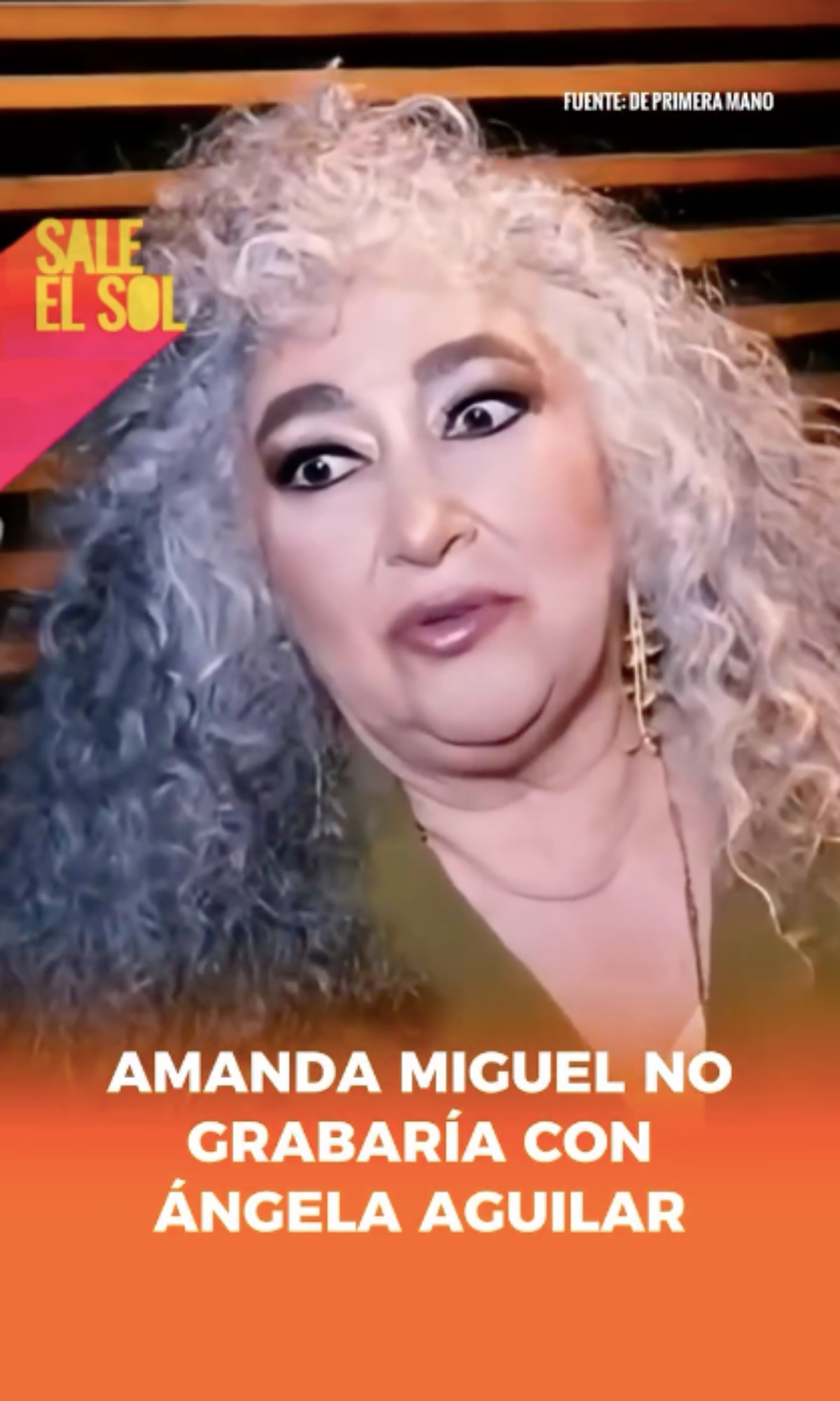 Amanda Miguel rechaza la voz de Ángela Aguilar