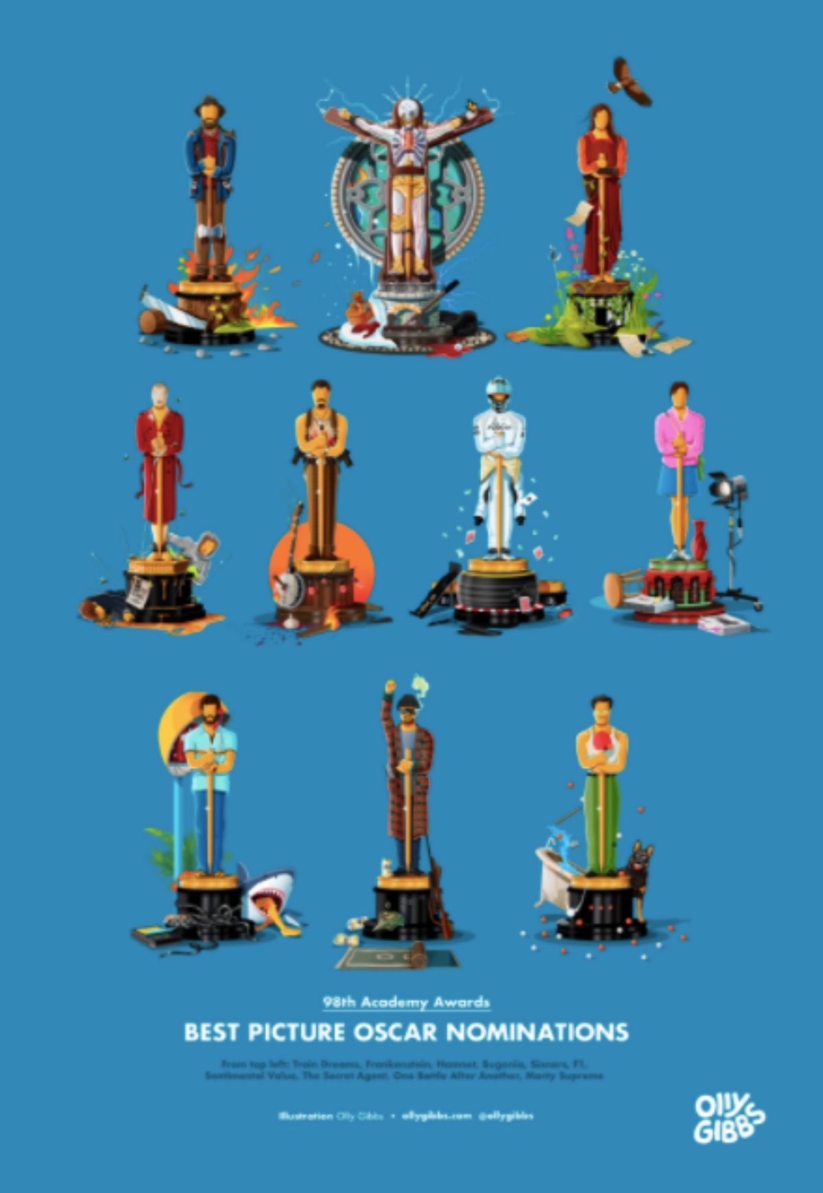 nominadas a Mejor Película en los Óscar