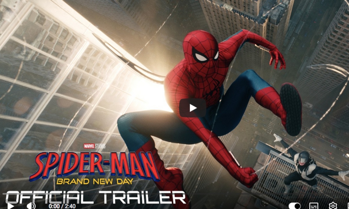 Spider-Man: A Brand New Day rompe récord tráiler