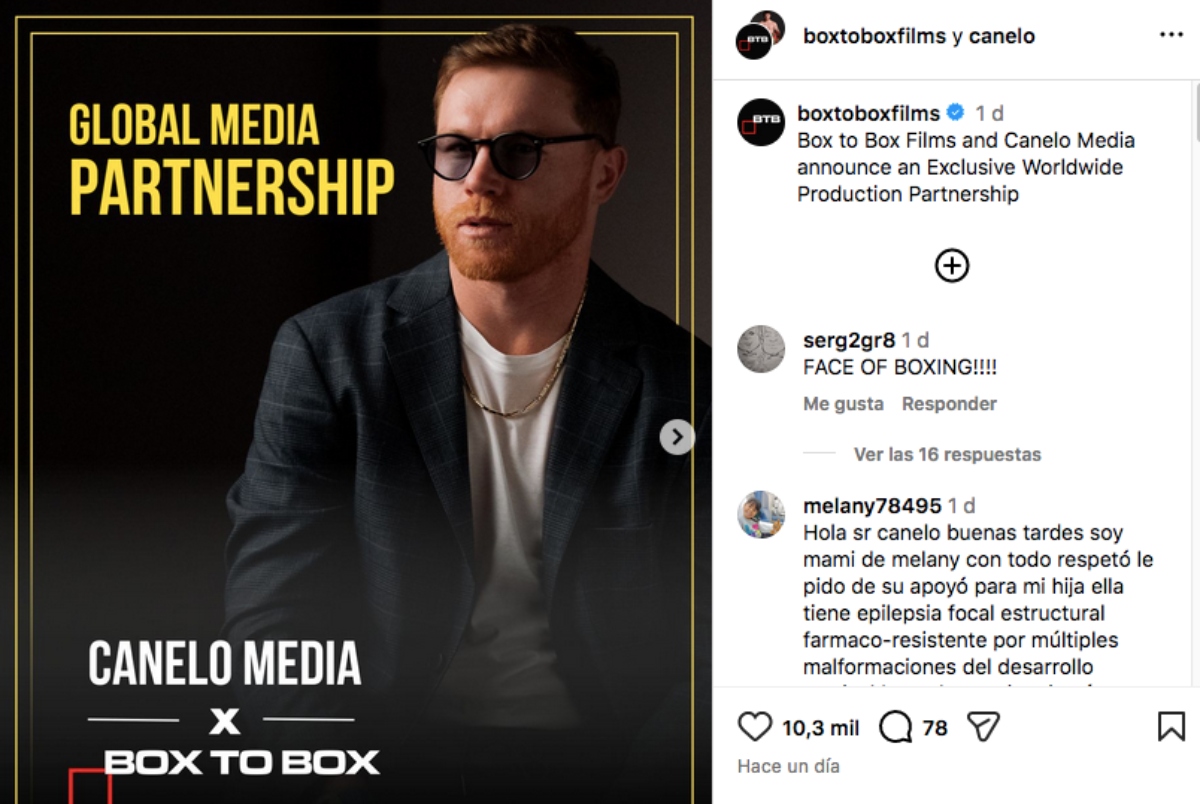 Canelo crea plataforma de contenido