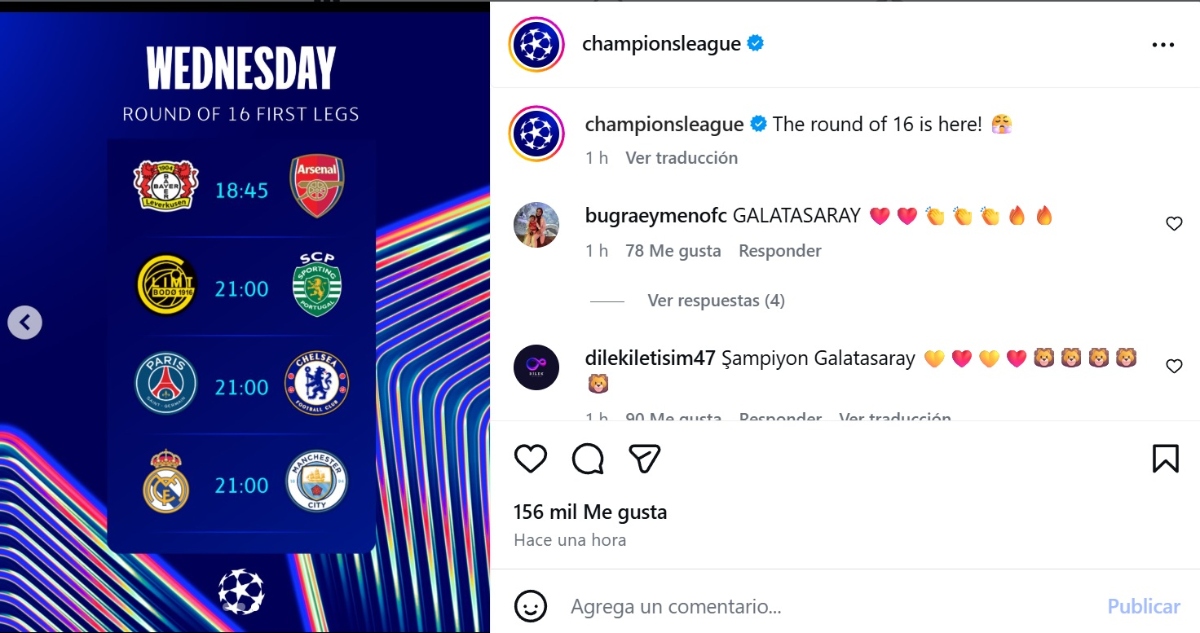 Champions League 2026 octavos