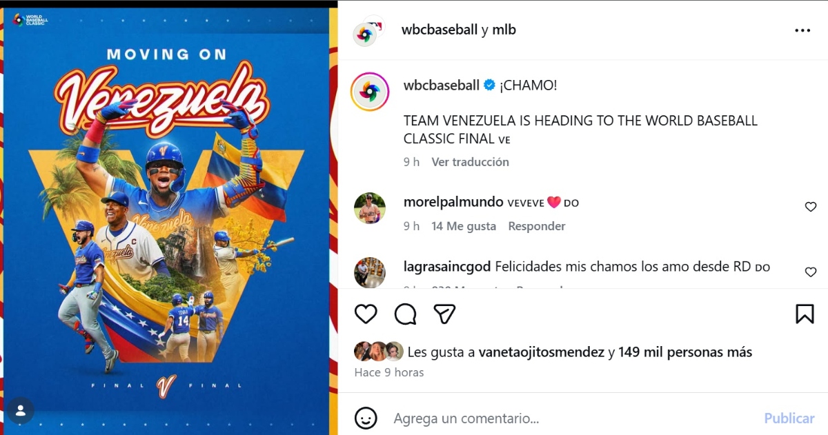 Clásico Mundial Béisbol final