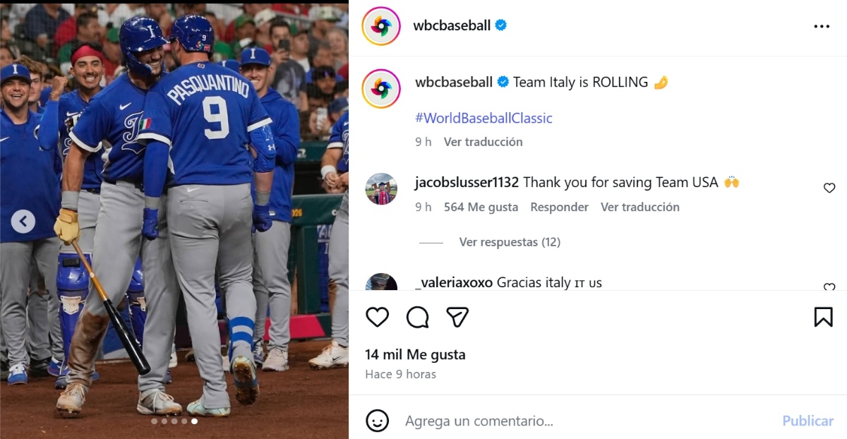 Italia México Clásico Mundial