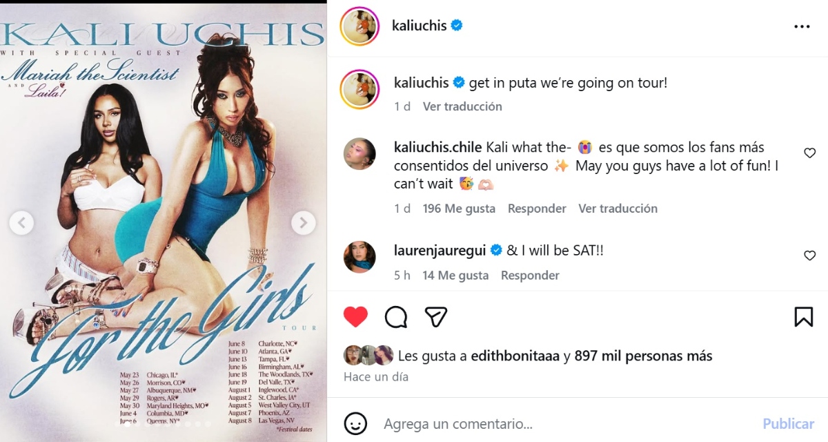 Kali Uchis Tour 2026