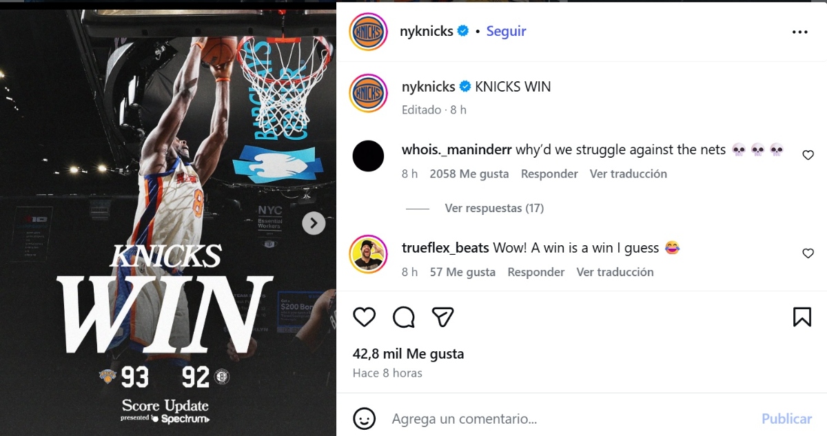 Knicks vs Nets