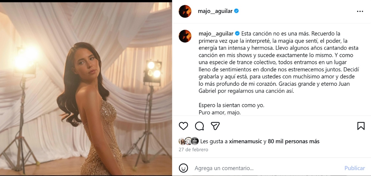 Majo Aguilar Así fue