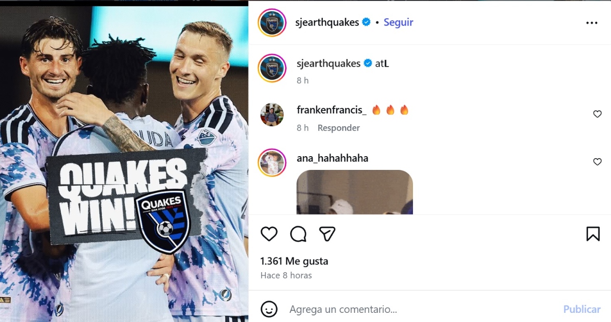 MLS 2026, San Jose Earthquakes