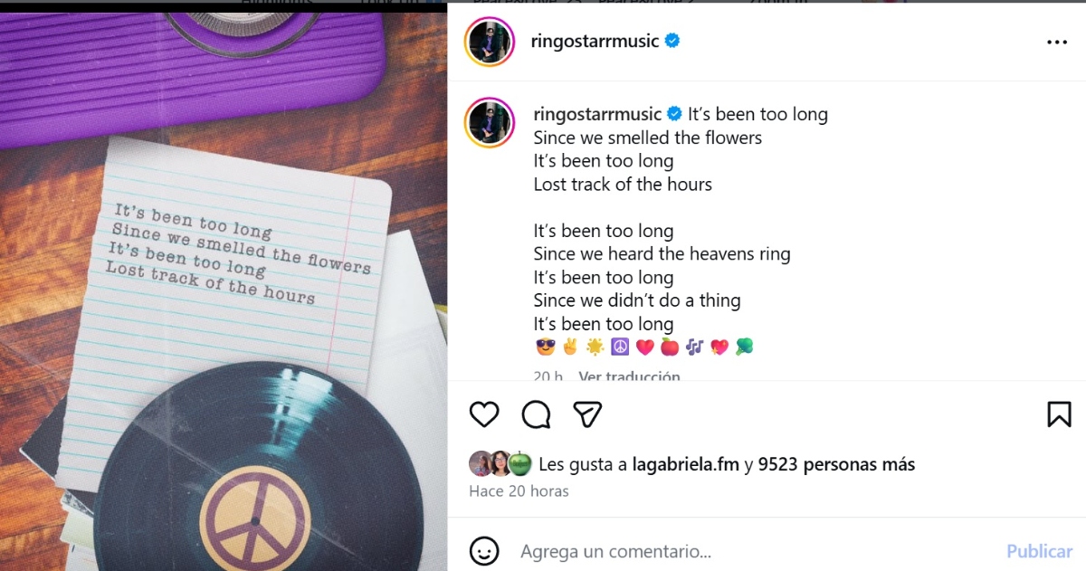 Ringo Starr nuevo disco