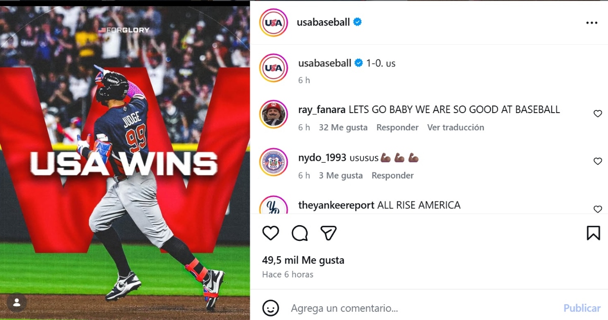 Estados Unidos Brasil Béisbol