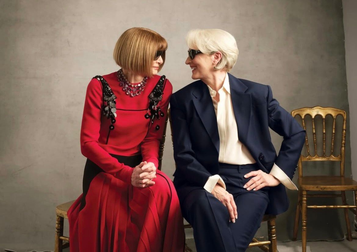 Meryl Streep y Anna Wintour en la portada de la revista ‘VOGUE’