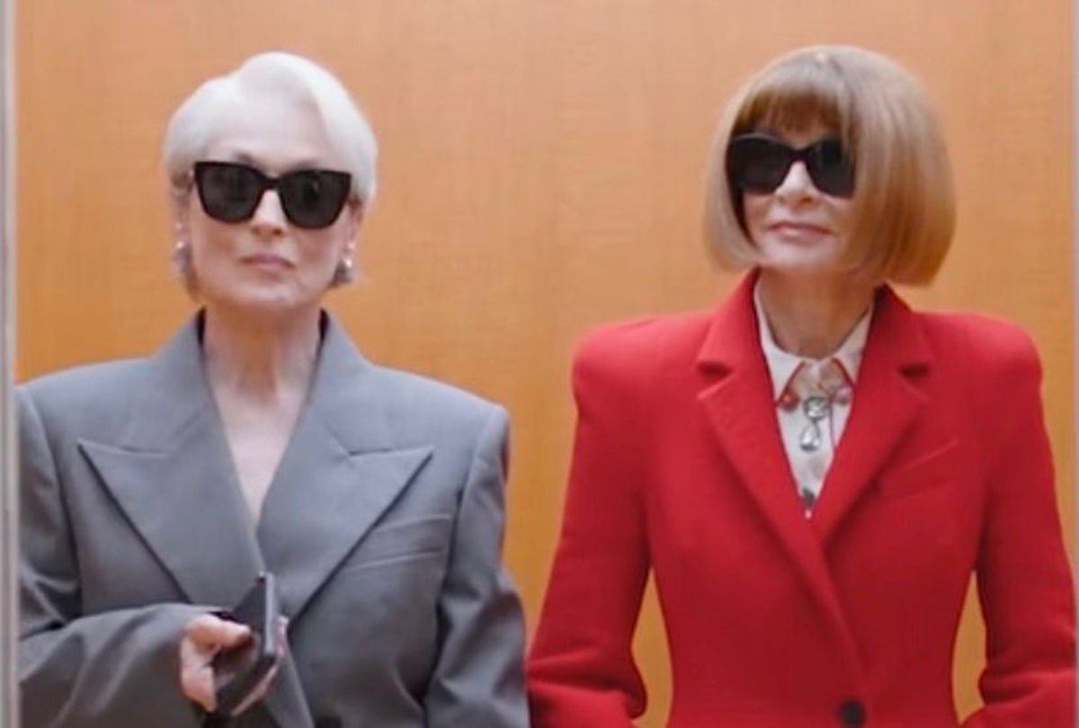 Meryl Streep y Anna Wintour en la portada de la revista 'VOGUE'