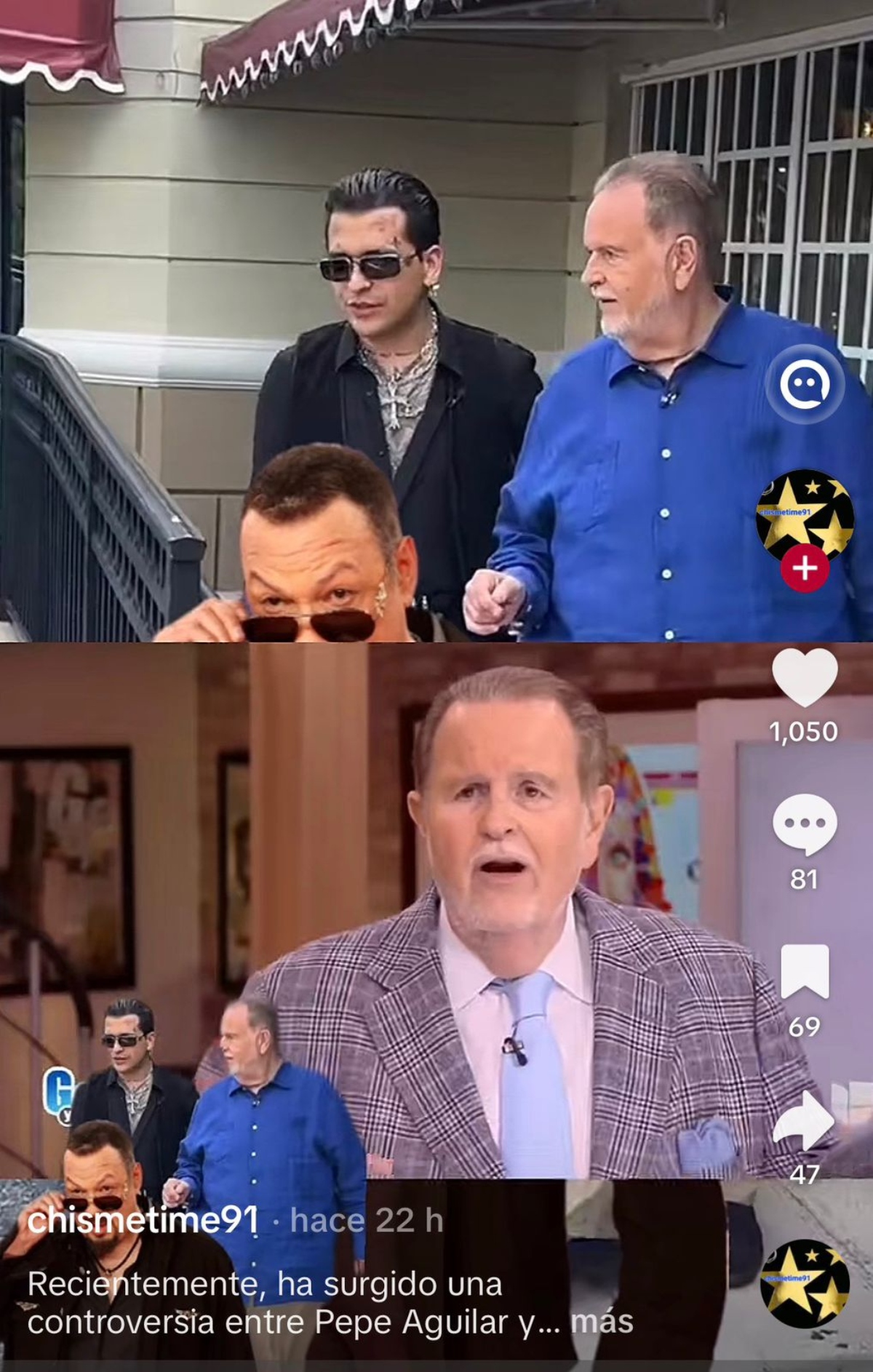 Raúl de Molina molesto con Christian Nodal