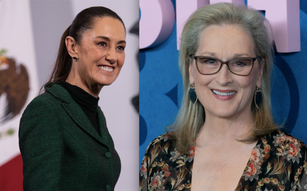 La presidenta Claudia Sheinbaum agradece a la actriz Meryl Streep por sus palabras