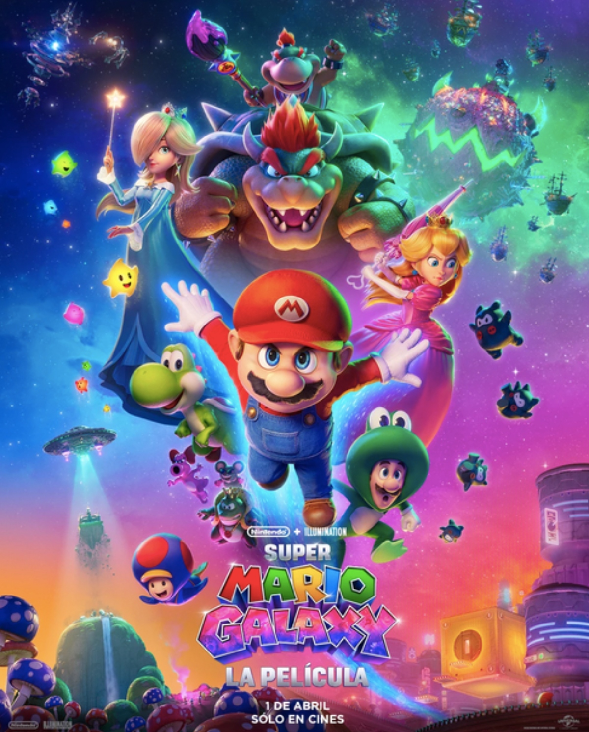Super Mario Galaxy triunfa en taquilla de cines