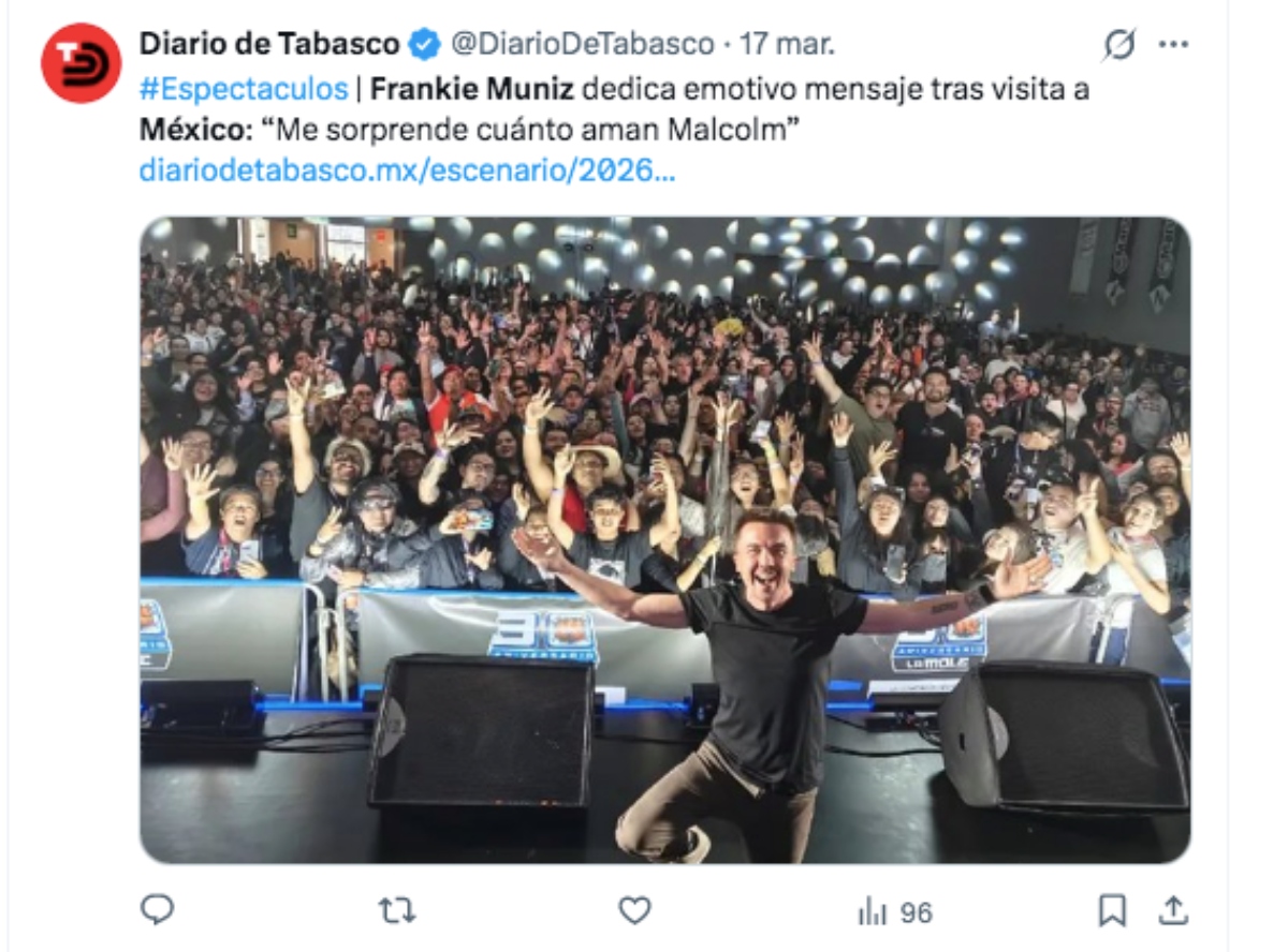 Frankie Muniz asombrado éxito de 'Malcom in the Middle' en México