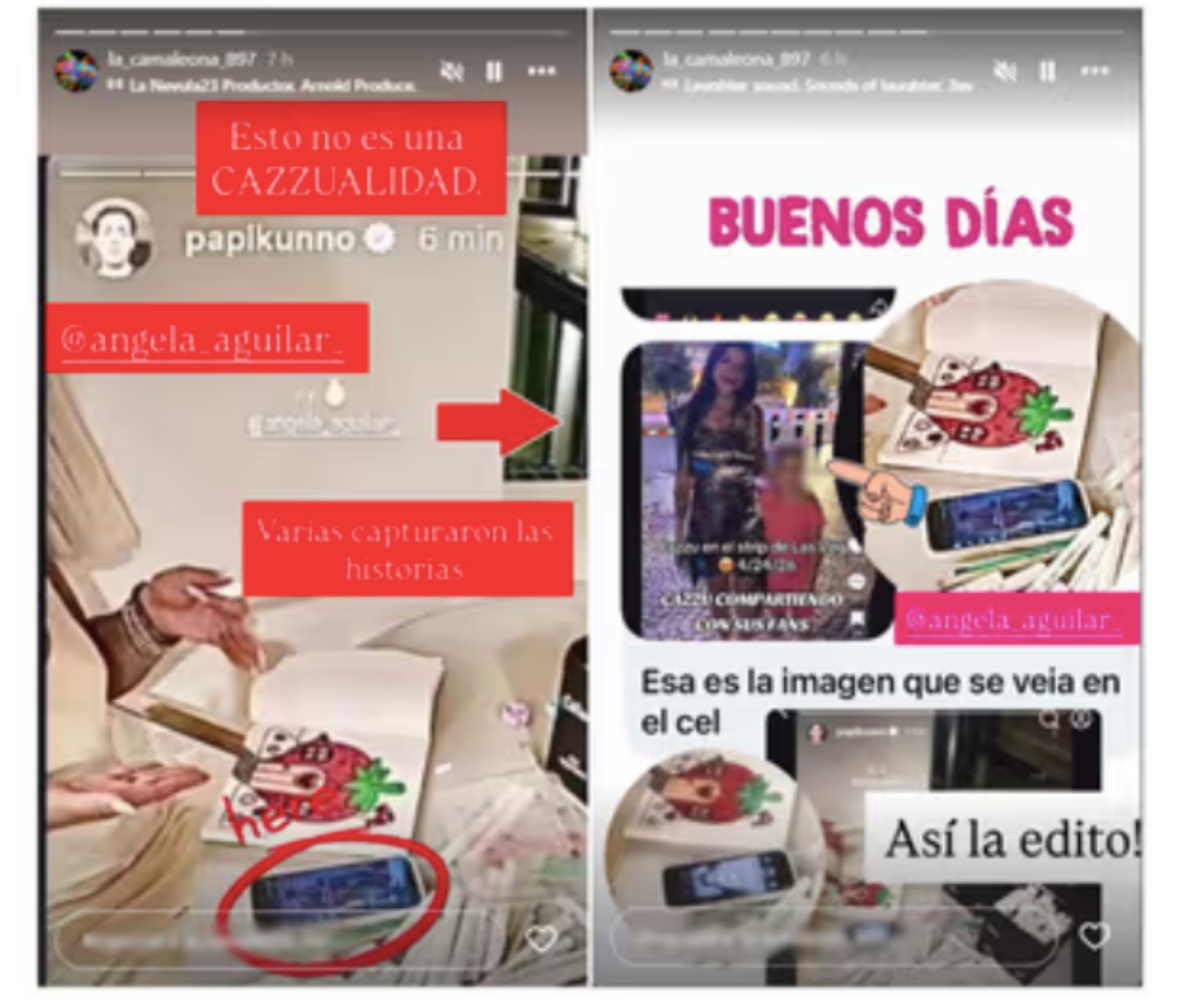Ángela Aguilar on the lookout for Cazzu's life