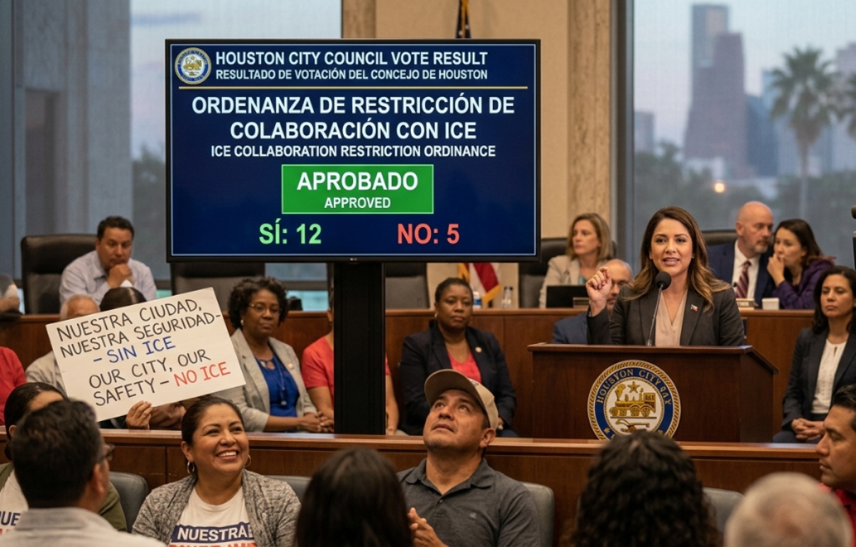 Houston frena al ICE y prohíbe que la policía local persiga inmigrantes