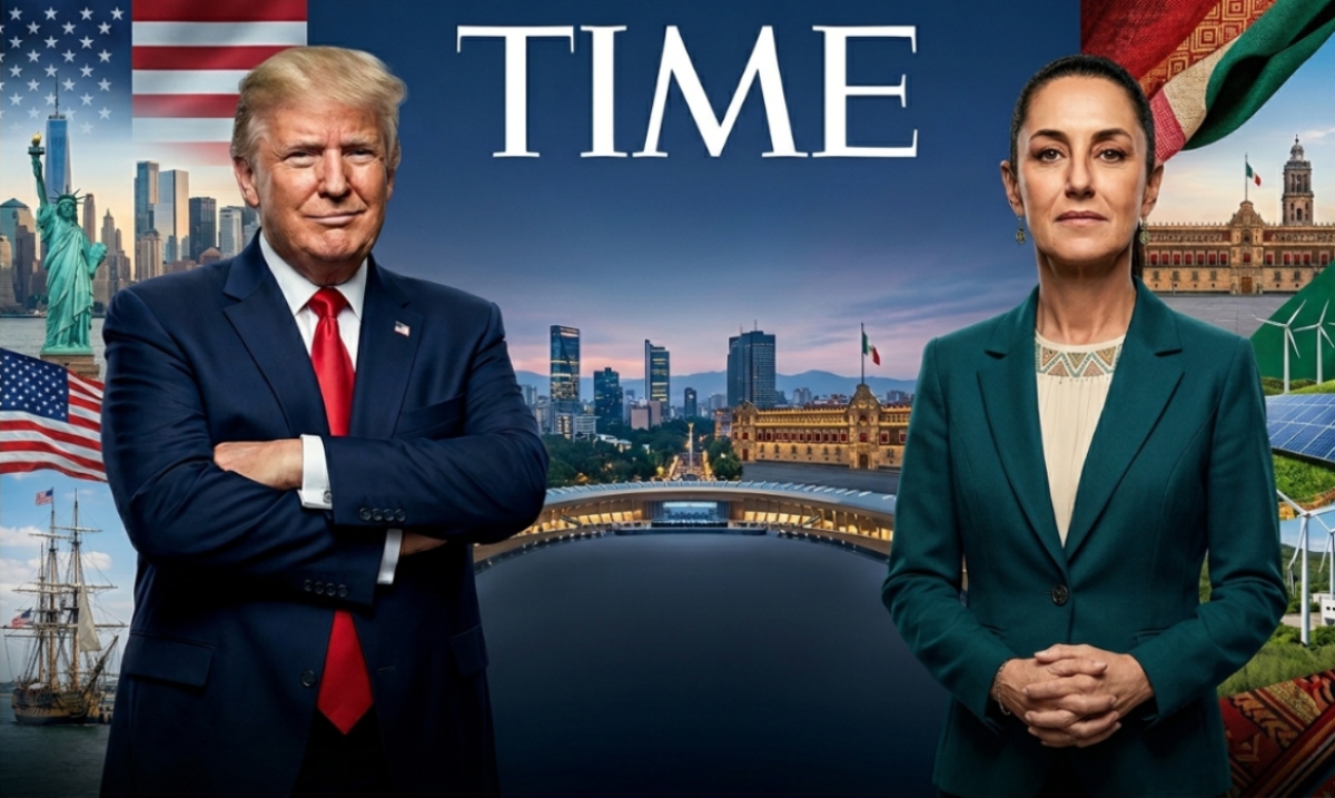 Trump y Sheinbaum, entre los líderes más influyentes de 2026 según TIME