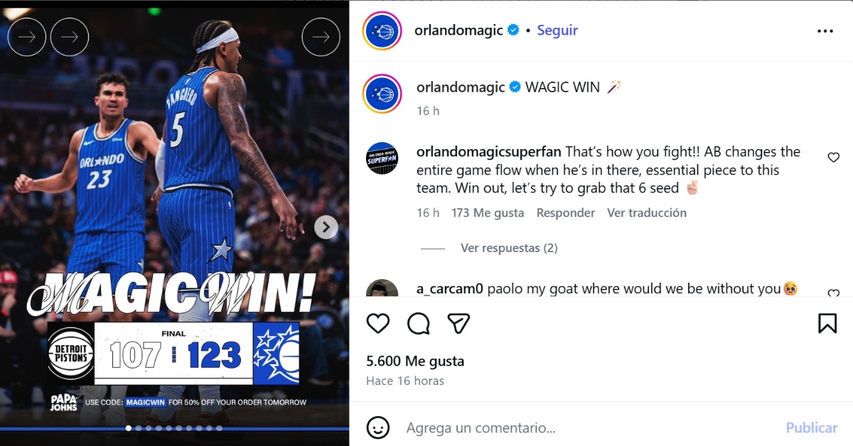 Orlando Magic, Pistons Detroit