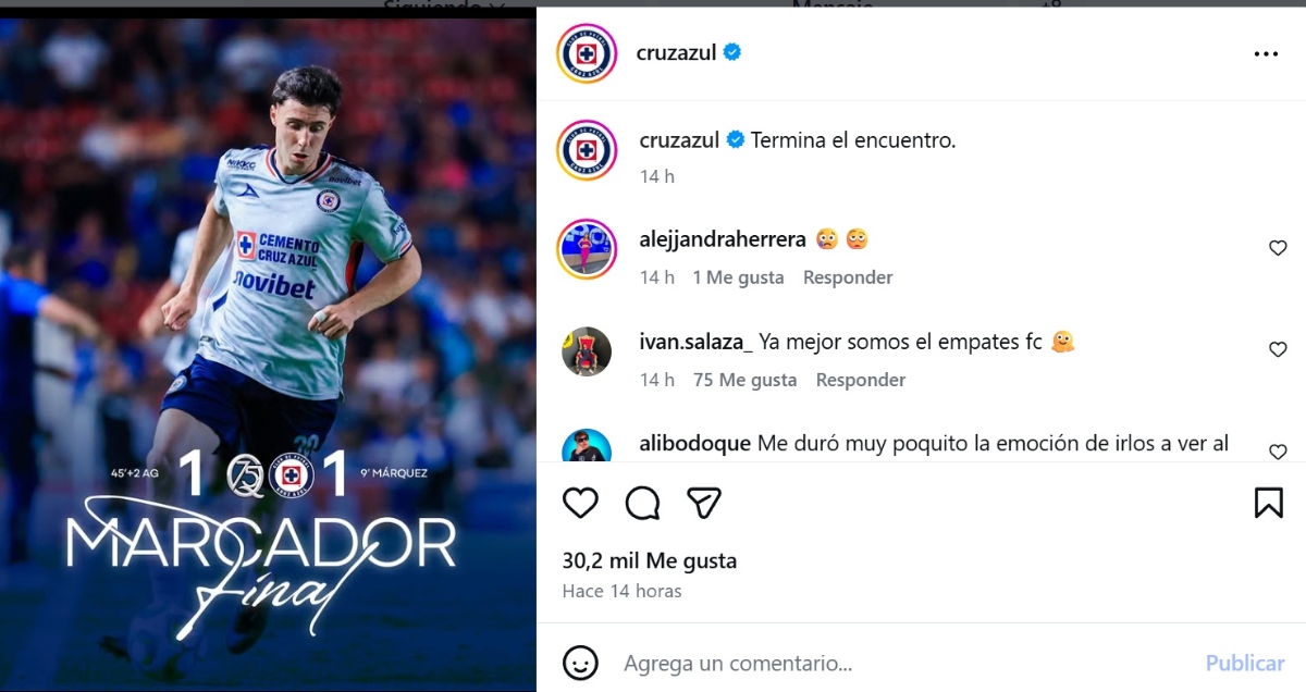 Cruz Azul alineación indebida