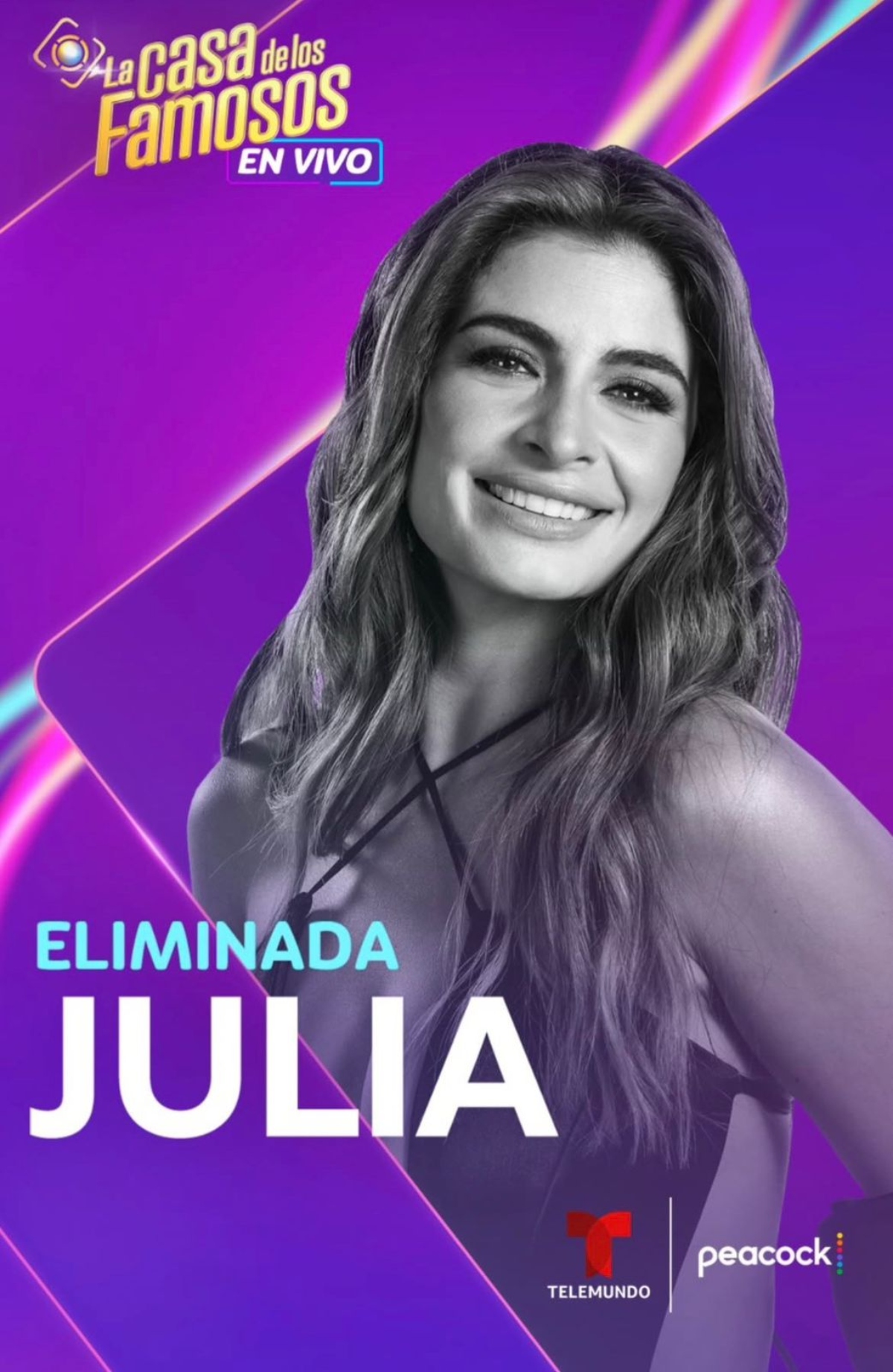 Julia Argüelles es eliminada de la Casa de los Famosos