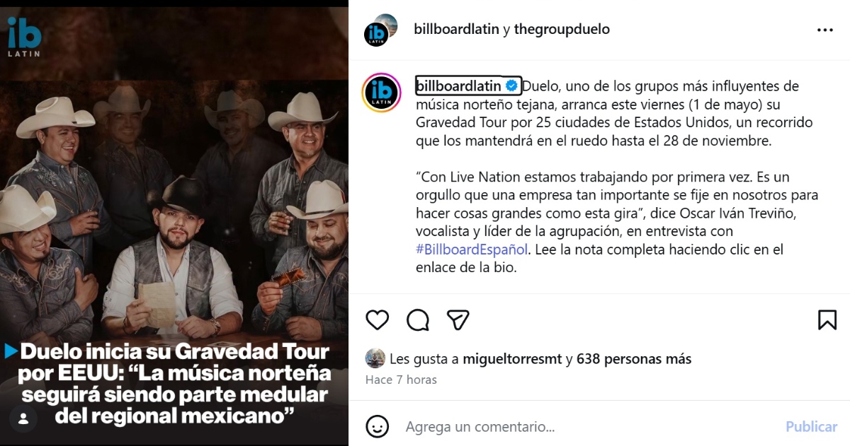 Duelo Gravedad Tour 2026