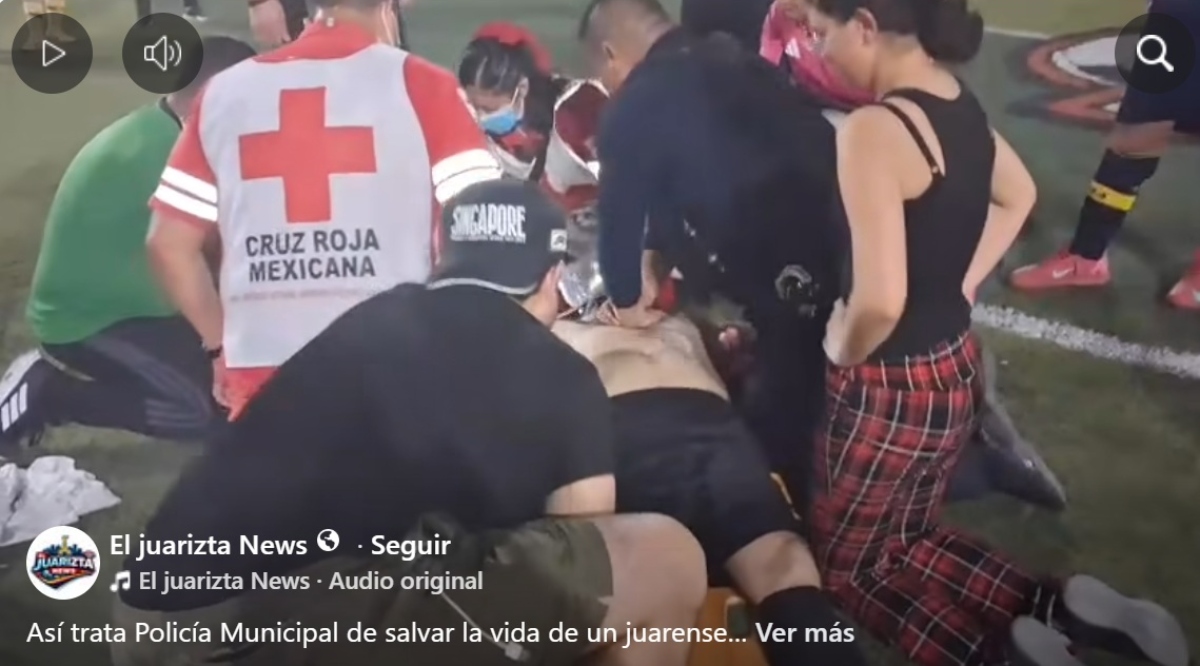 jugador muere partido fútbol