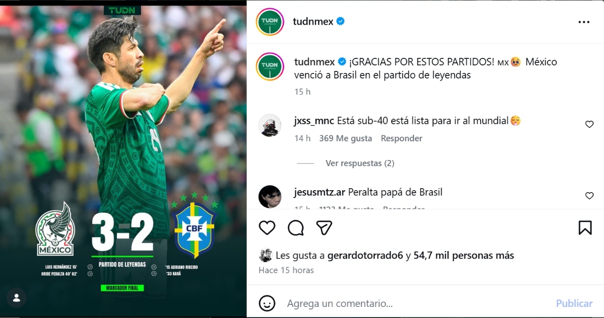 México Brasil leyendas