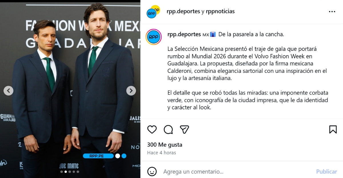Selección Mexicana traje