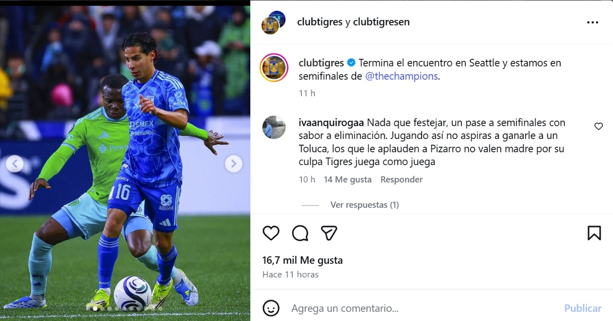 Tigres semifinales Concacaf
