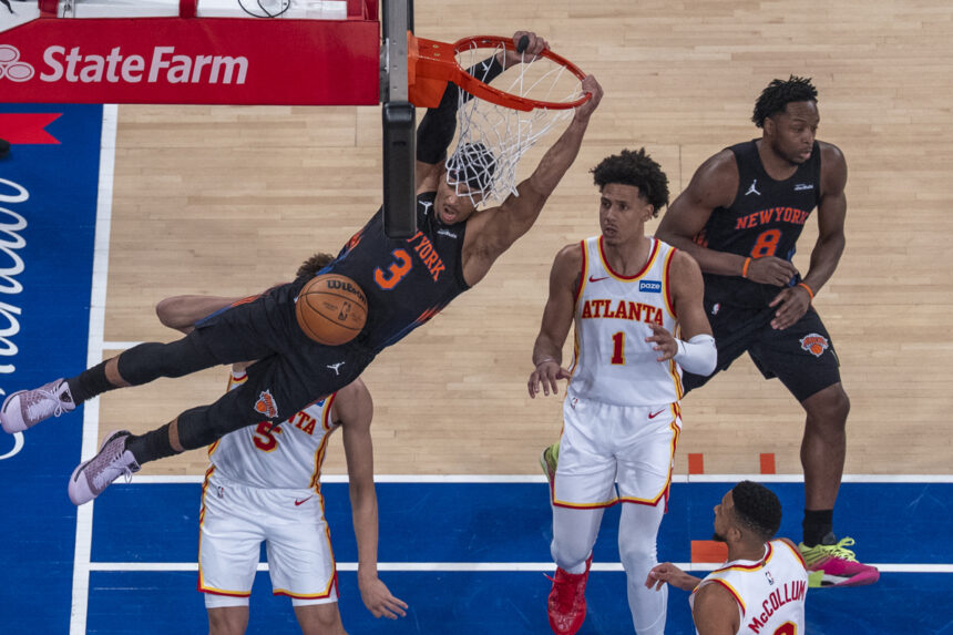 Knicks advance to the semifinals, Knicks, Atlanta Hawks, NBA, QuéOnnda