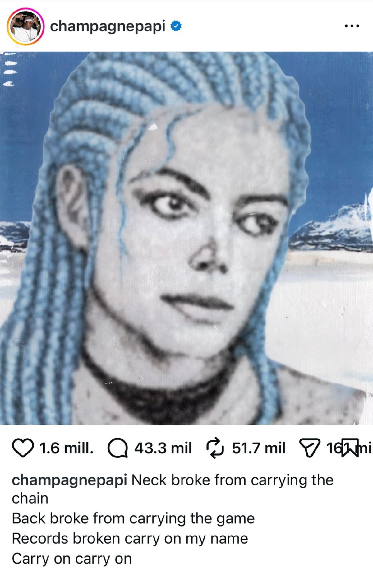 Drake takes record from Michael Jackson