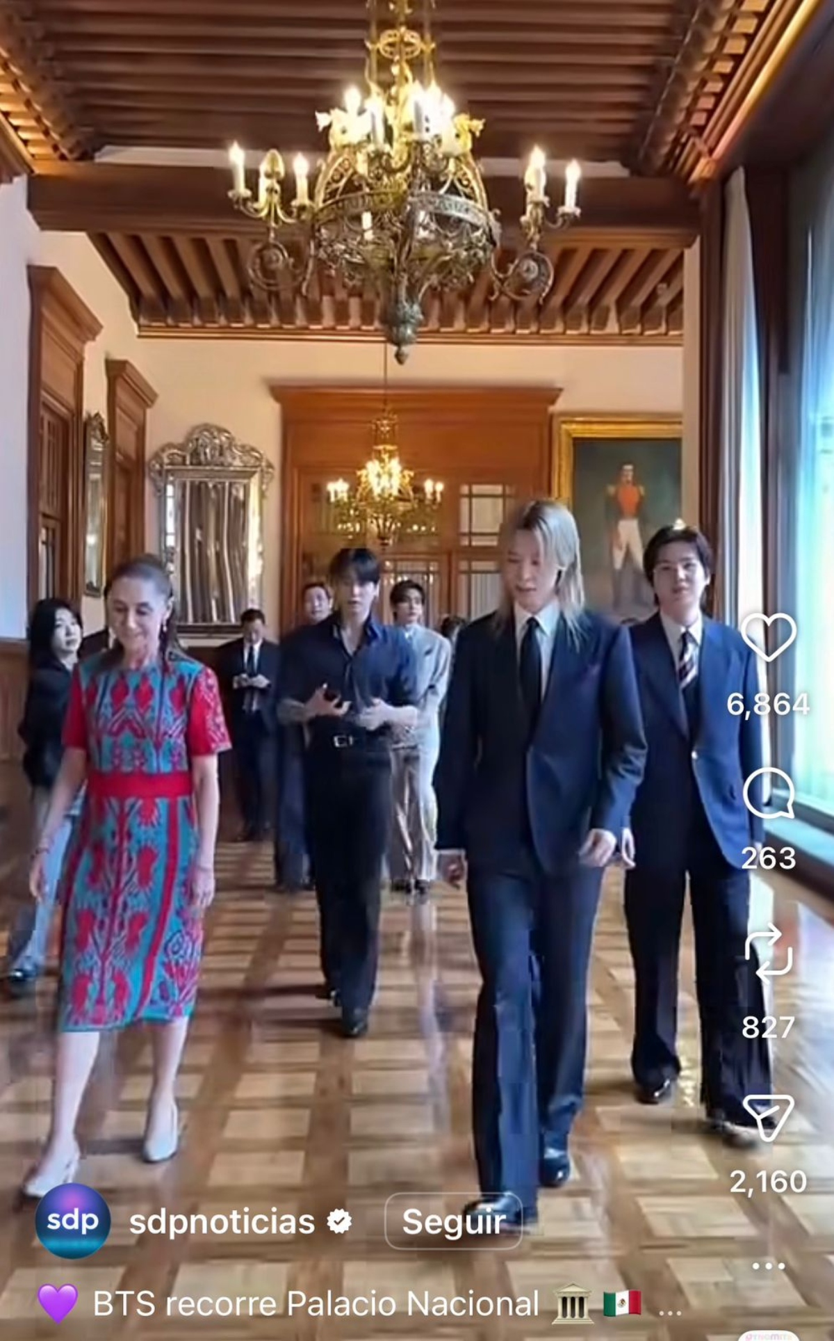 BTS mostrando detalles que nadie vio sobre su visita a México