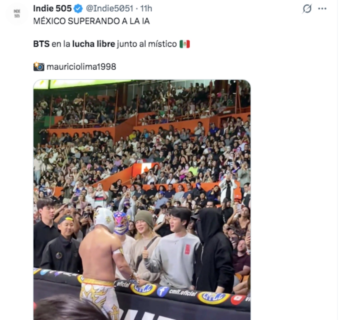 BTS en la lucha libre mexicana