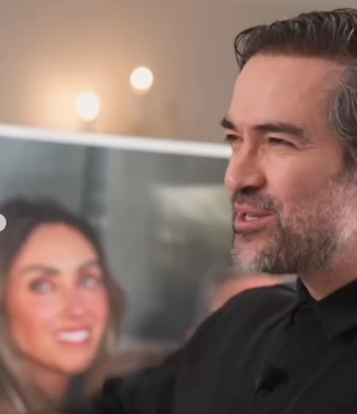 Anahi and Alfonso Herrera prepare something together