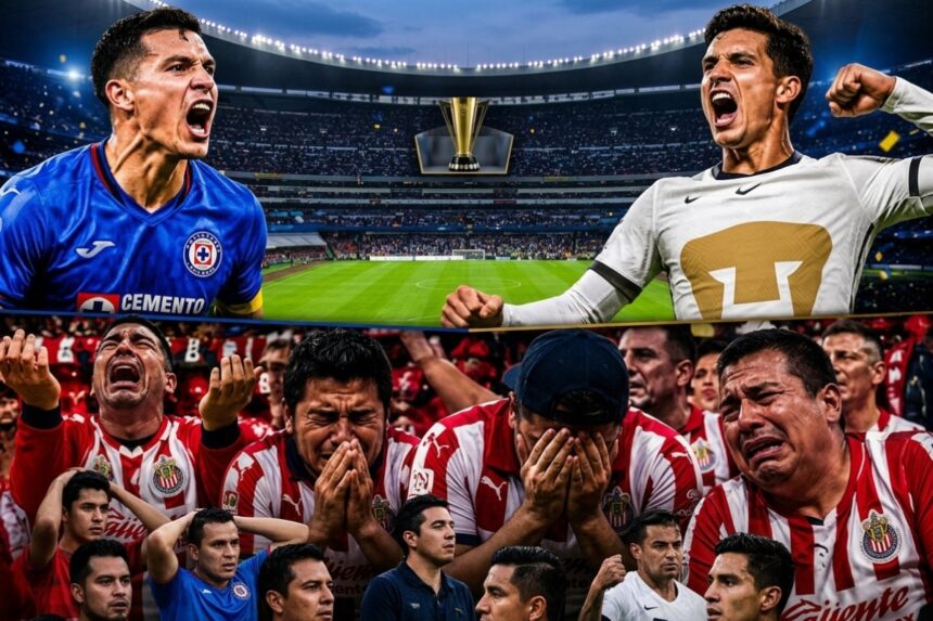 Los Jefes final futbol mexicano, Los Jefes, final futbol mexicano, Cruz Azul vs Pumas, QuéOnnda