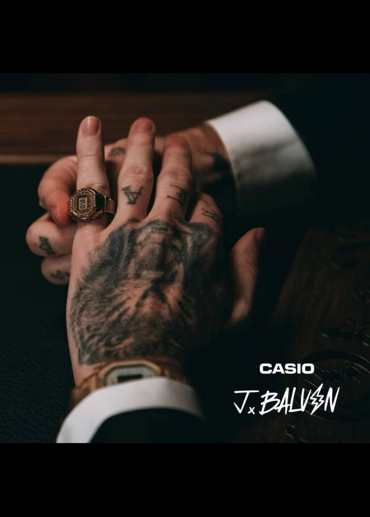 J Balvin lanzará un reloj de la mano de la marca Cassio