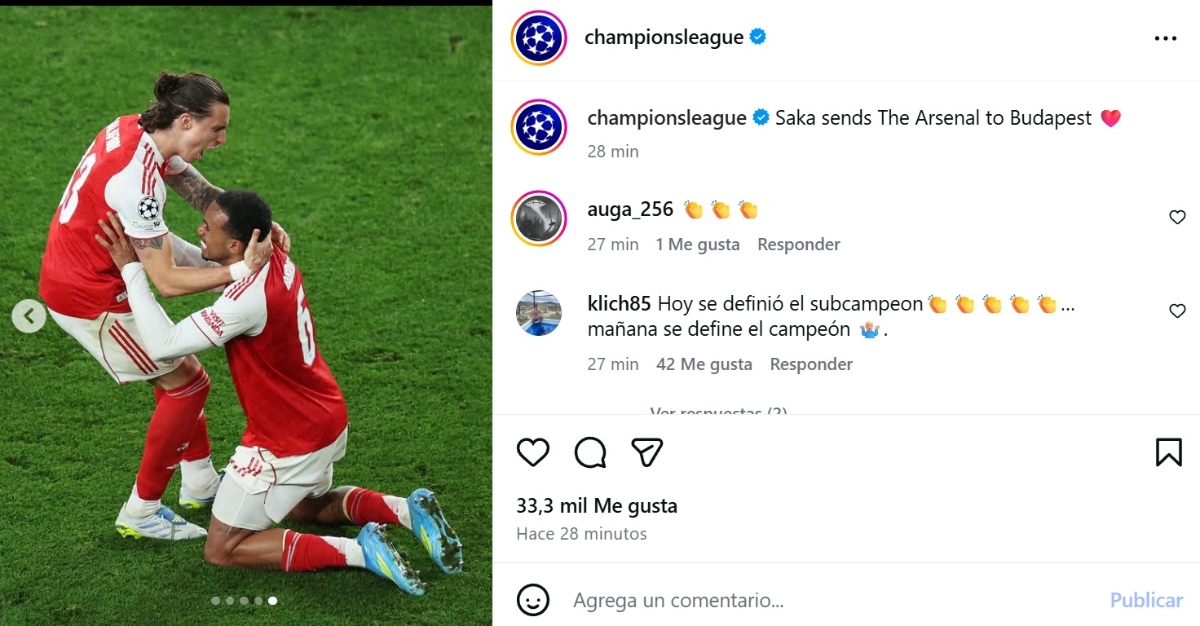 semifinal, Liga de Campeones