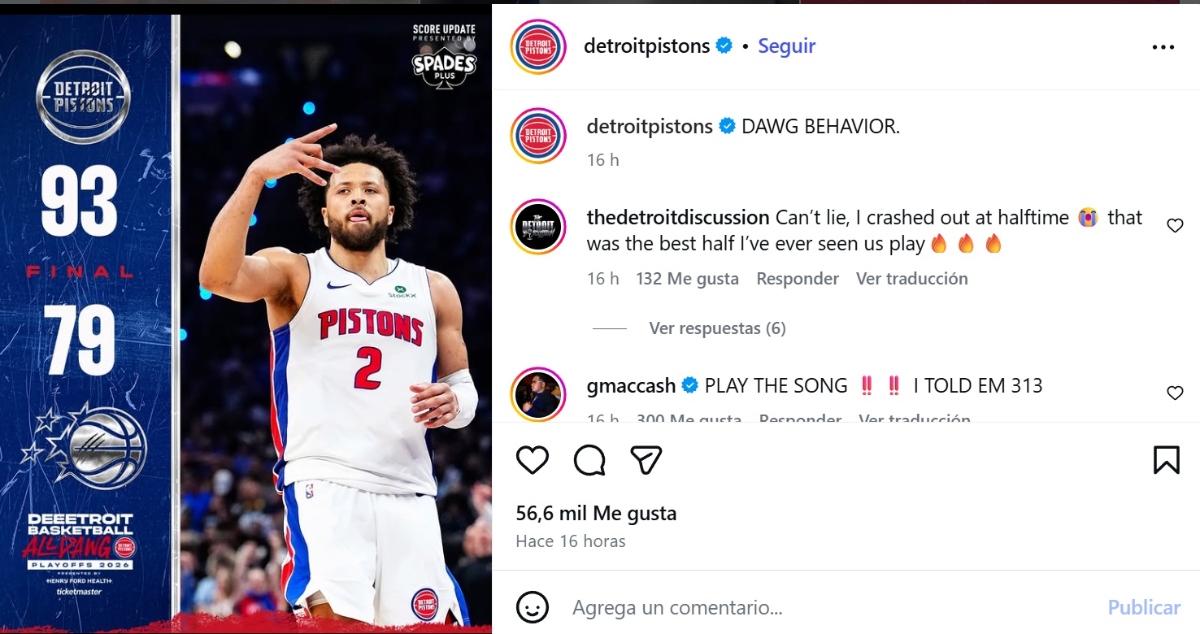 Pistons firman remontada histórica