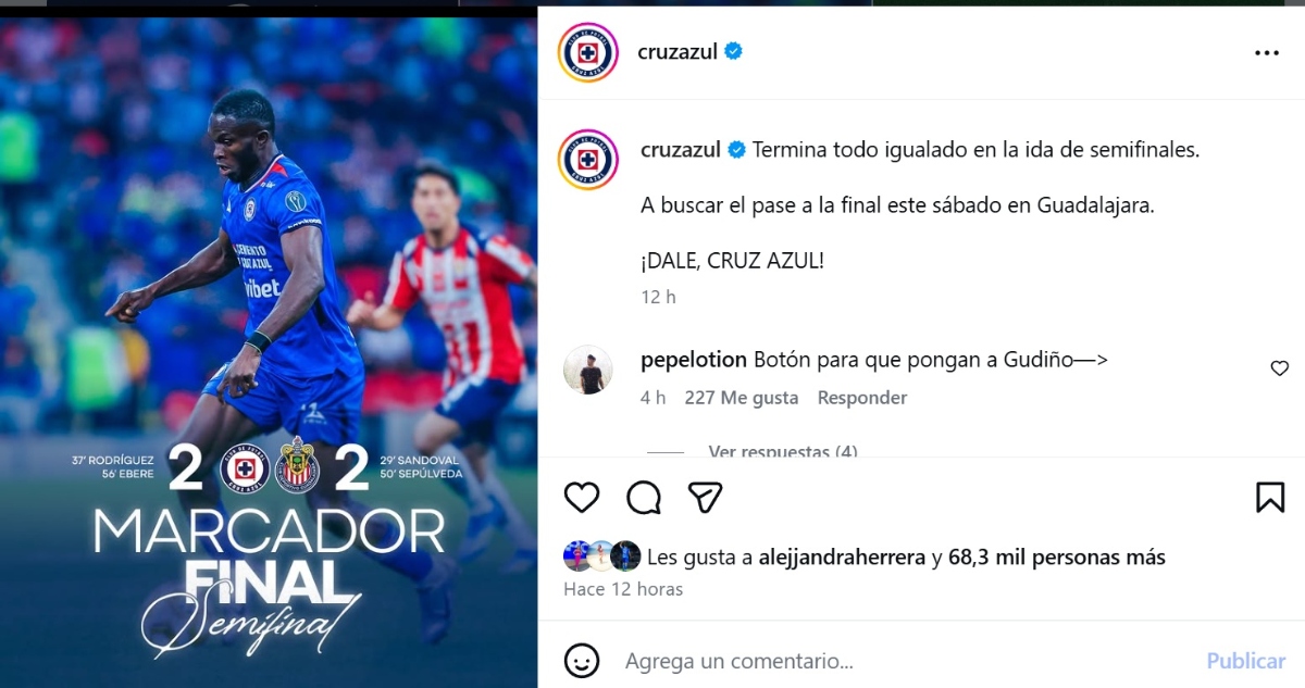 Cruz Azul Chivas semifinales